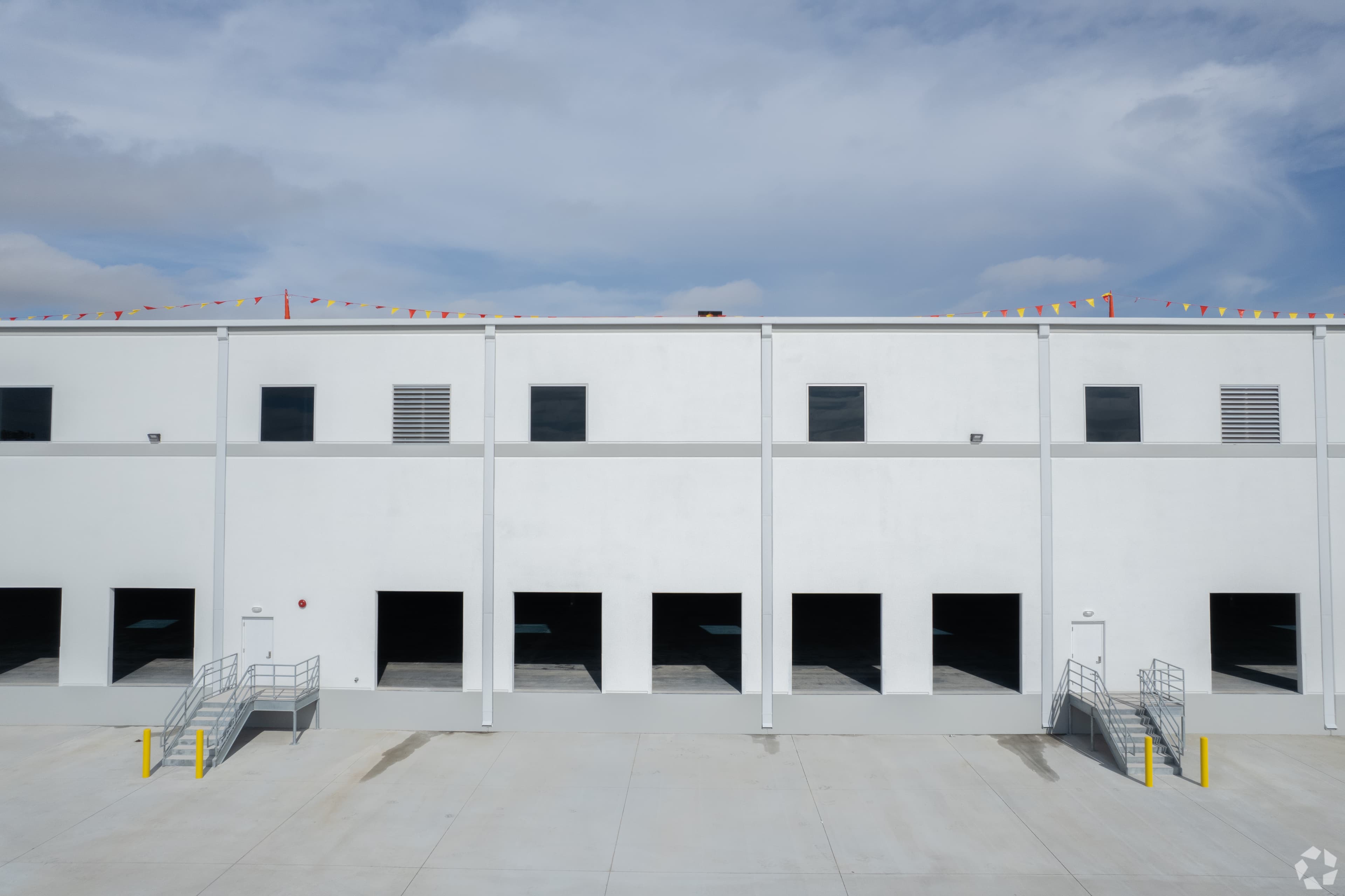 Temperature controlled warehouse interior