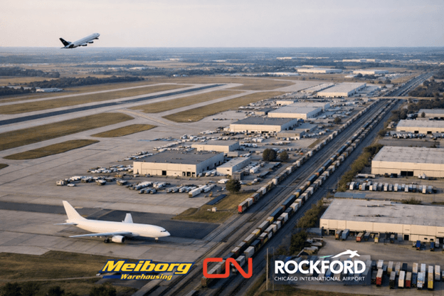 Chicago Rockford International Airport Reports Growing Cargo Volumes — Meiborg Expands Alongside It